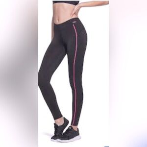 VS PINK YOGA LEGGINGS NEON STRIP